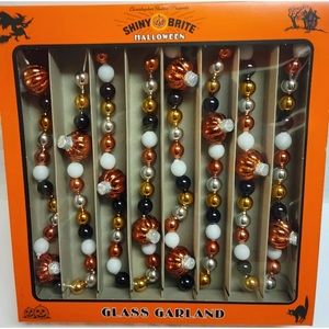 Radko Halloween Garland pumpkins Fall black